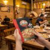 Pasta Cardápio com Capa personalizada -A5 + 4 divisórias - KIT c/ 5 UN