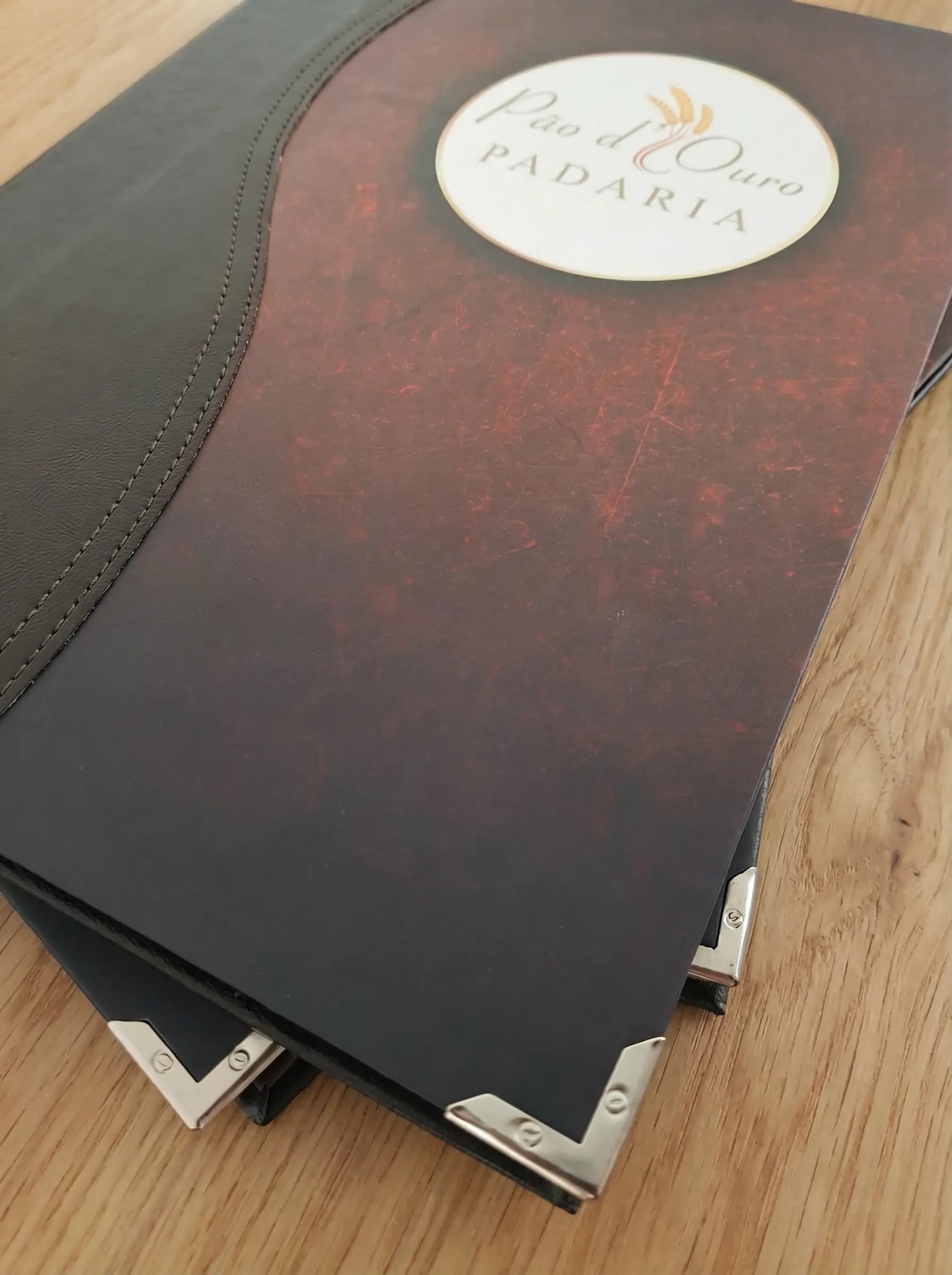 Pasta Cardápio com Capa personalizada - A4 + 3 divisórias - KIT c/ 5 UN - Imagem 6