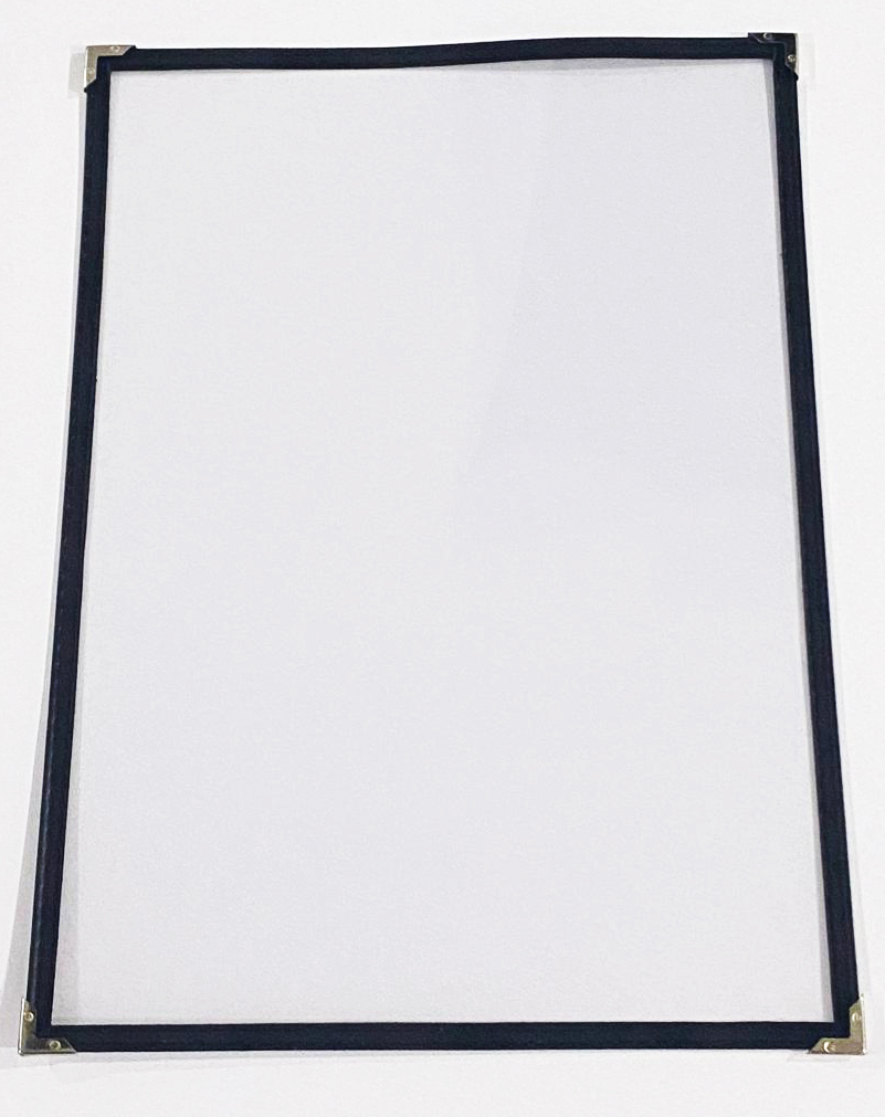 Cardápio PVC transparente A4 - KIT c/ 10 un - Imagem 2
