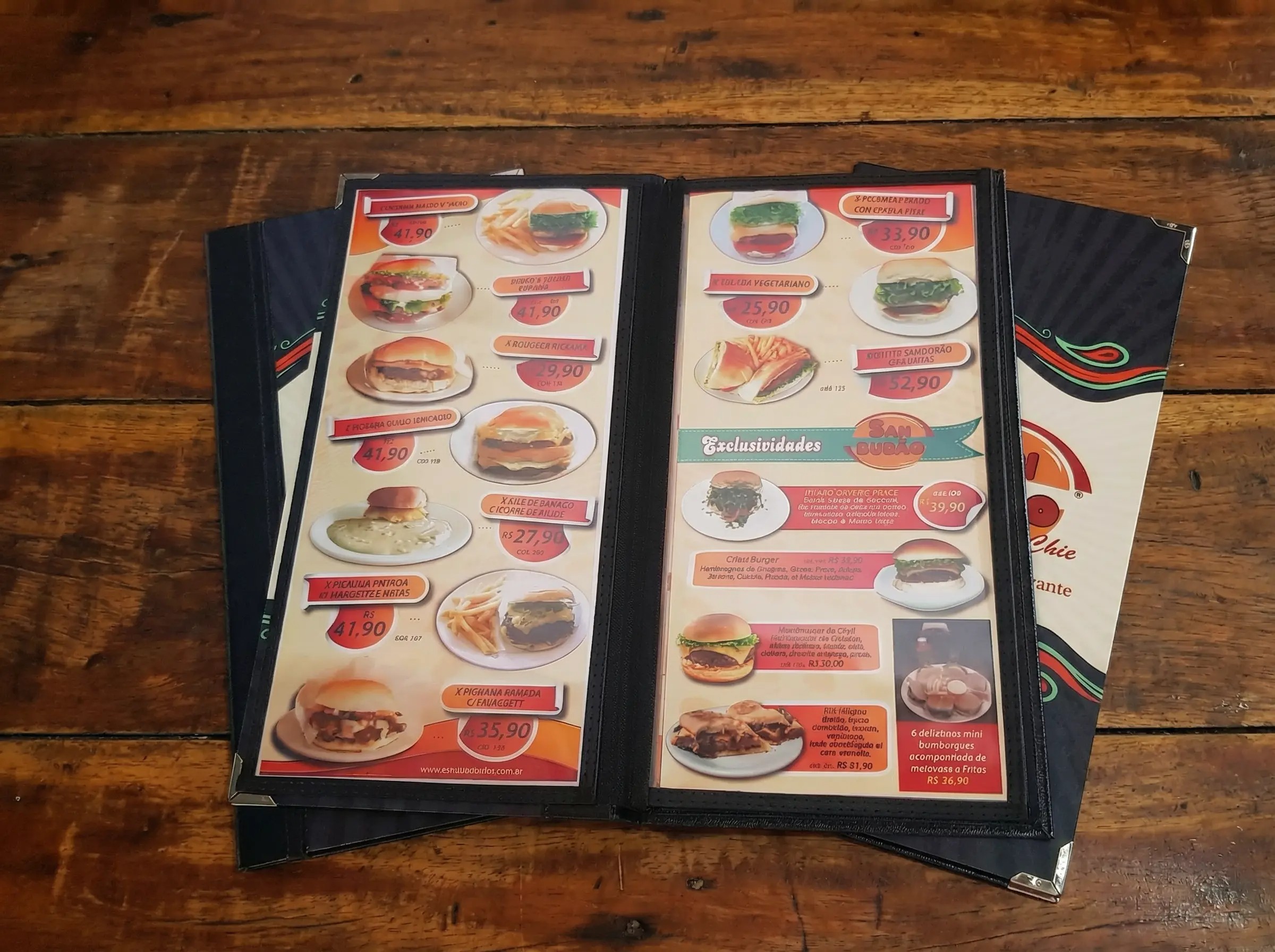 Pasta Cardápio com Capa personalizada -16x30cm + 6 divisórias - KIT c/ 5 UN - Imagem 9